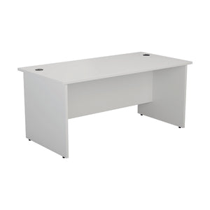 Jemini Rectangular Panel End Desk 1600x800x730mm White KF804499