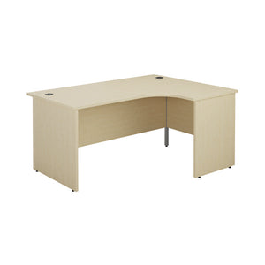 Jemini Radial Right Hand Panel End Desk 1800x1200x730mm Maple KF805229