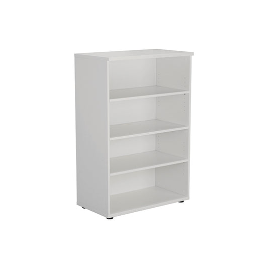 Jemini Wooden Bookcase 800x450x1200mm White KF810377