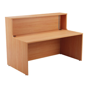 Jemini Reception Unit 1400x800x740mm Beech KF816265