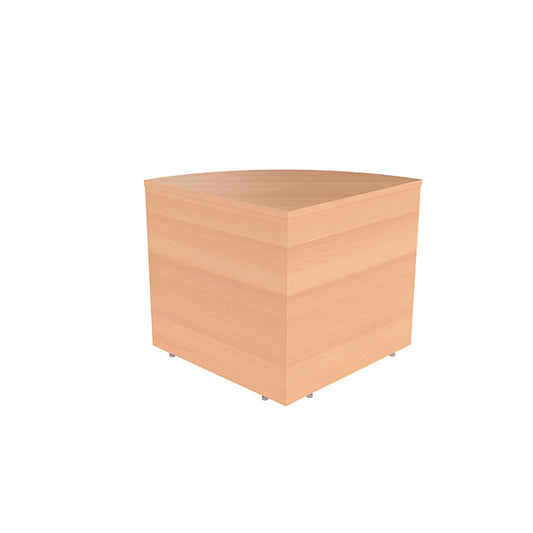 Jemini Reception Modular Corner Desk Unit 800x800x740mm Beech KF816486