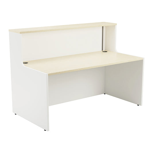 Jemini Reception Unit 1600x800x740mm Maple/White KF818443