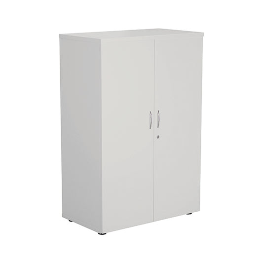 First Wooden Storage Cupboard 800x450x1200mm White KF820925