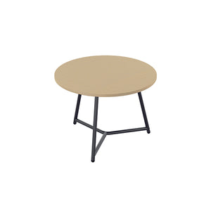 Jemini Trinity Low Table 600x600x435mm Maple/Black KF823391