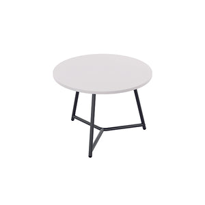 Jemini Trinity Low Table 600x600x435mm White/Black KF823414