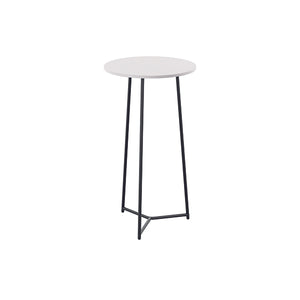 Jemini Trinity High Table 600x600x1110mm White/Black KF823551