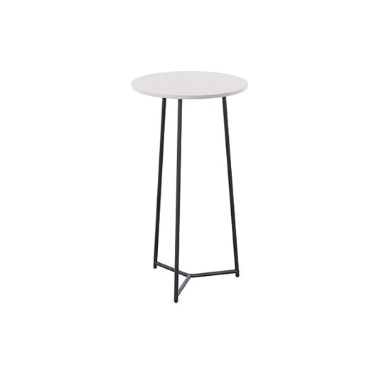 Jemini Trinity High Table 600x600x1110mm White/Black KF823551