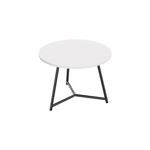Jemini Trinity Low Table 800x800x435mm White/Black KF823629