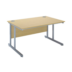 Serrion Rectangular Cantilever Desk 1200mm Ferrera Oak KF838515