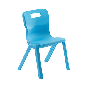 Titan One Piece Classroom Chair 482x510x829mm Blue (Pack of 30) KF838744