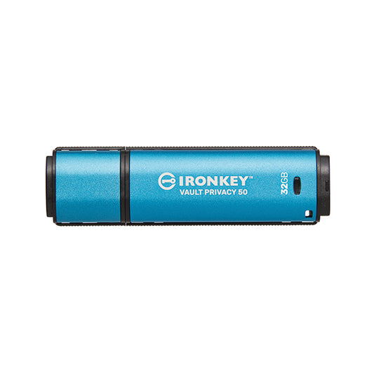 Kingston Ironkey Vault Privacy 50 Encrypted USB 32GB Flash Drive IKVP50/32GB