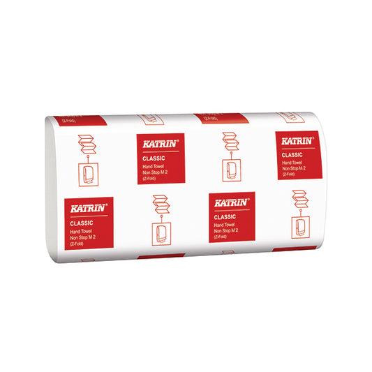 Katrin Classic Hand Towel Non Stop M2 Wide 160 Sheets White (Pack of 25) 61570