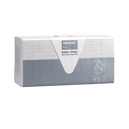 Katrin Plus Hand Towel 3-Ply Easy Pick Non Stop M3 (Pack of 8) 73177