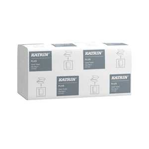 Katrin Plus V-Fold Paper Towels 2-Ply White (Pack of 4000) 85040