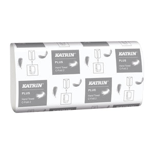Katrin Plus Hndtwl C Fold 2Ply Pk24