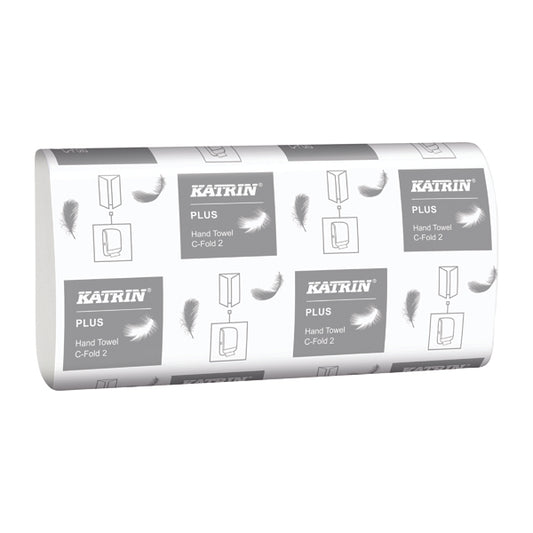 Katrin Plus Hndtwl C Fold 2Ply Pk24