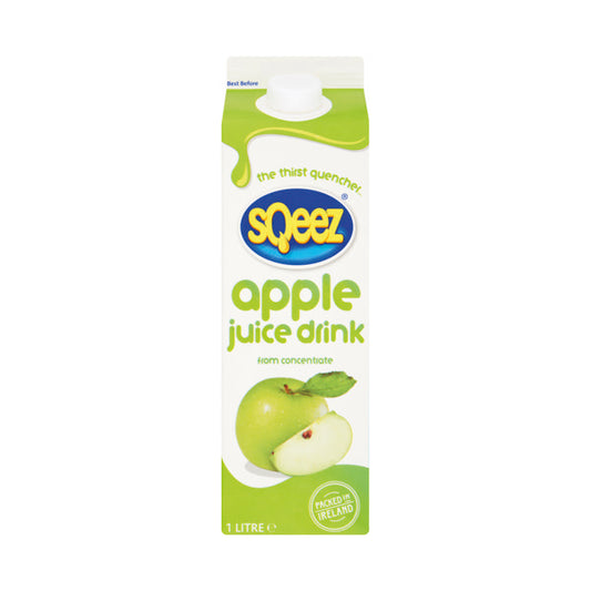 Sqeez Pure Apple Juice Drink 1 Litre Carton (Pack of 12) 800110