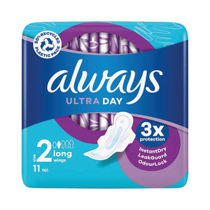 ALWAYS ULTRA LONG PADS SZ 2 X11 PK8