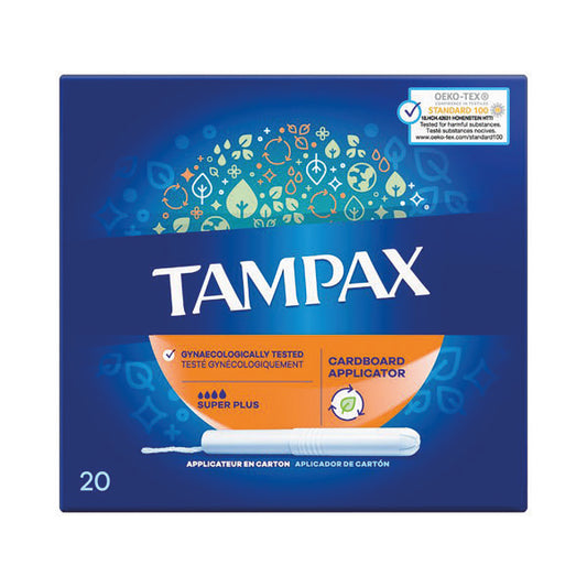 TAMPAX SUPER+ TAMPONS APPLIC X20 PK6