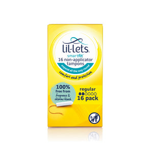 LIL-LETS NON-APP TAMPON REG X16 PK6