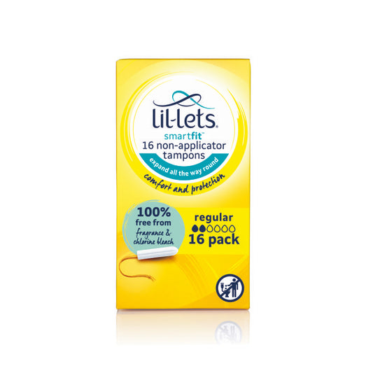 LIL-LETS NON-APP TAMPON REG X16 PK6