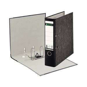 Leitz 180 Lever Arch File 80mm Board A4 Black (Pack of 10) 1080-10-95