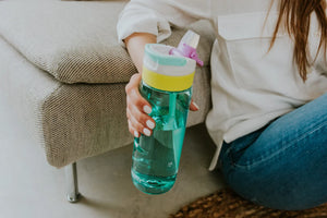 BPA free water bottle with Straw lid Candy Dance