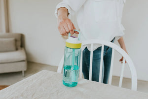 BPA free water bottle with Straw lid Candy Dance