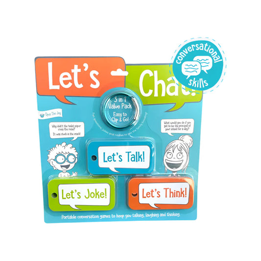 Open The Joy Lets Chat! 3-1 Talking Cards