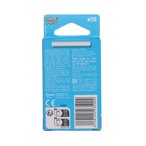 Maped Chalk White'peps (10 Pack)