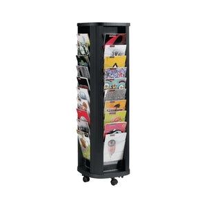 Fast Paper Mobile A4 Carousel Literature Display 40 Compartments F27301