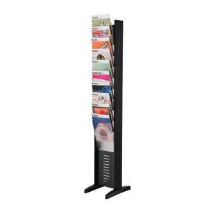 Fast Paper Black A4 10 Compartment Display with stand base (Slim design) 278.01
