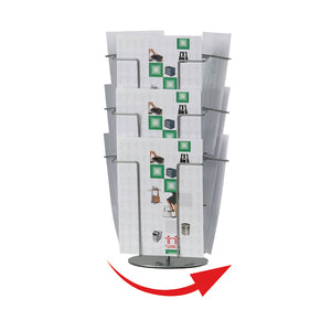 Twinco A4 9 Compartment Revolving Table Stand TW51158