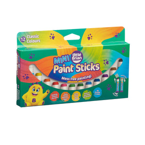 Little Brian Mini Paint Sticks (12 Pack)