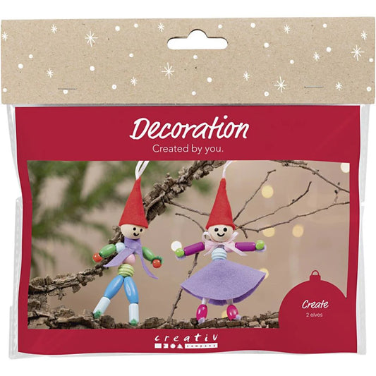 Mini Decoration Craft Kit - Christmas Elves