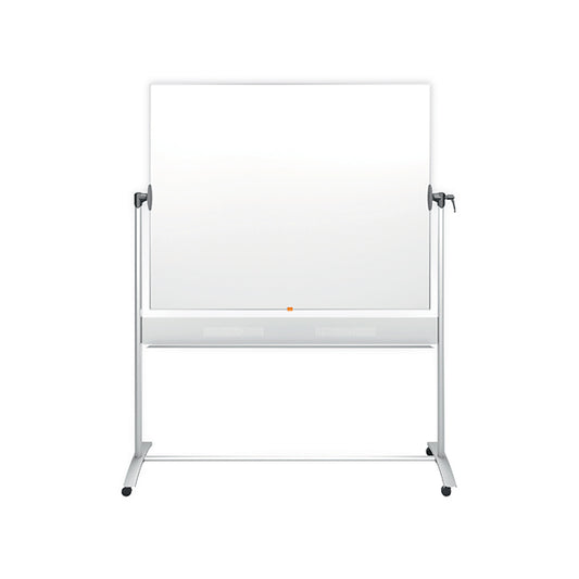 Nobo Steel Magnetic Mobile Whiteboard 1500x1200mm 1901031