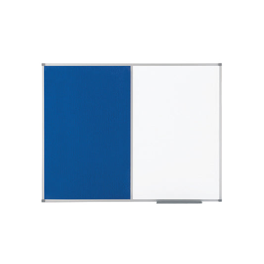 Nobo Classic Combi Blue Felt/Steel Noticeboard 900x600mm 1902257