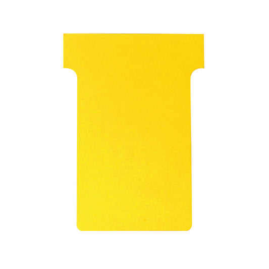 Nobo T-Card Size 2 48 x 85mm Yellow (Pack of 100) 2002004