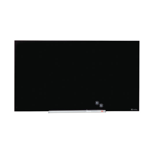 Nobo Impression Pro Glass Magnetic Whiteboard 1000x560mm Black 1905180