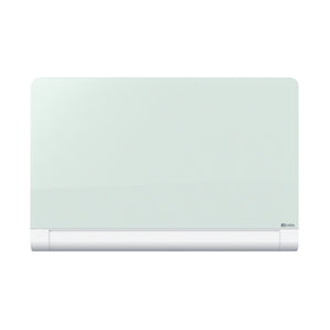 Nobo Impression Pro Glass Magnetic Whiteboard Concealed Pen Tray 1900x1000mm White 1905193