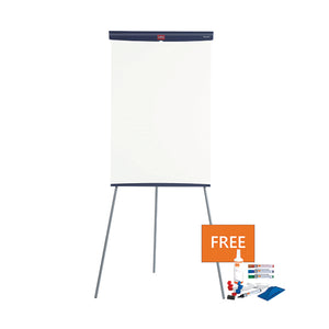 Nobo Basic Steel Tripod Magnetic Flipchart Easel 1905243