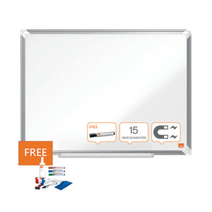Nobo Premium Plus Steel Magnetic Whiteboard 1800 x 1200mm 1915161