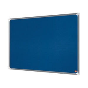 Nobo Premium Plus Felt Notice Board 1200 x 900mm Blue 1915189
