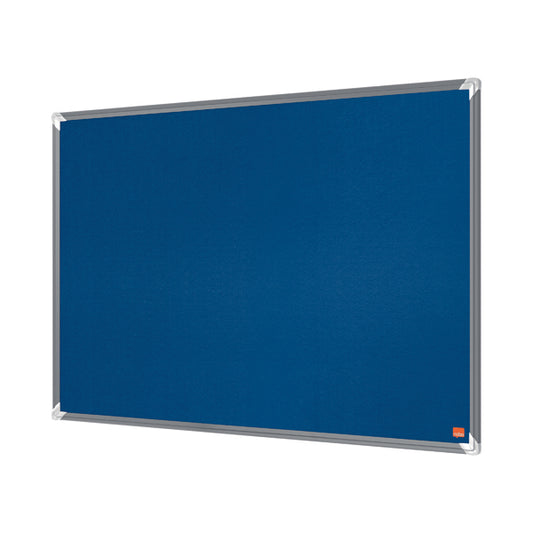 Nobo Premium Plus Felt Notice Board 1200 x 900mm Blue 1915189