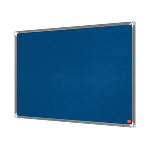 Nobo Premium Plus Felt Notice Board 1800 x 1200mm Blue 1915192