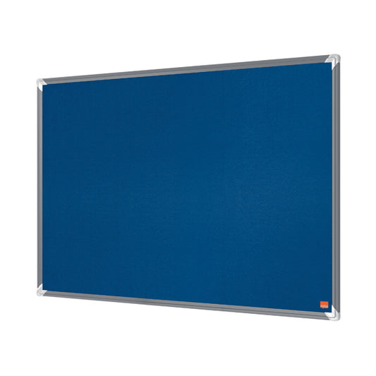 Nobo Premium Plus Felt Notice Board 1800 x 1200mm Blue 1915192