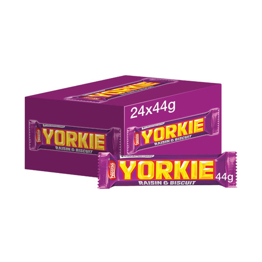 Nestle Yorkie Raisin and Biscuit 44g (Pack of 24) 12360869