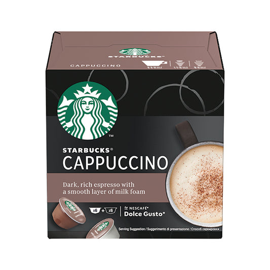 Nescafe Dolce Gusto Starbucks Cappuccino Coffee Capsules (Pack of 36) 12397695
