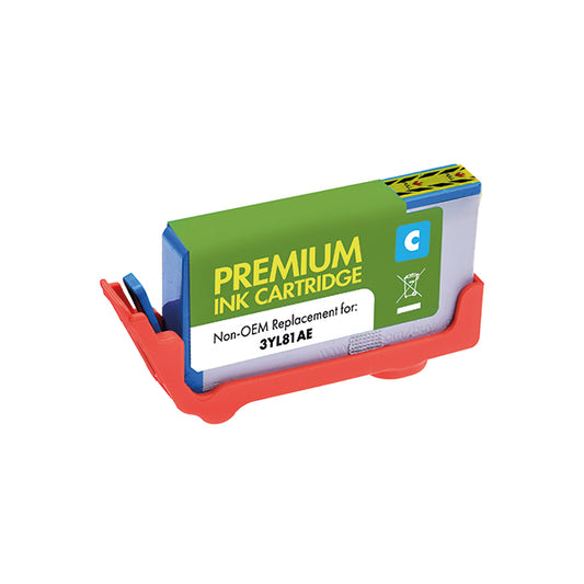 Q-Connect HP 912XL Remanufactured Inkjet Cart HY Cyan RIC912XLC