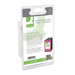 Q-Connect HP 300XL Remanufactured Colour Inkjet Cartridge High Yield CC644EEABB